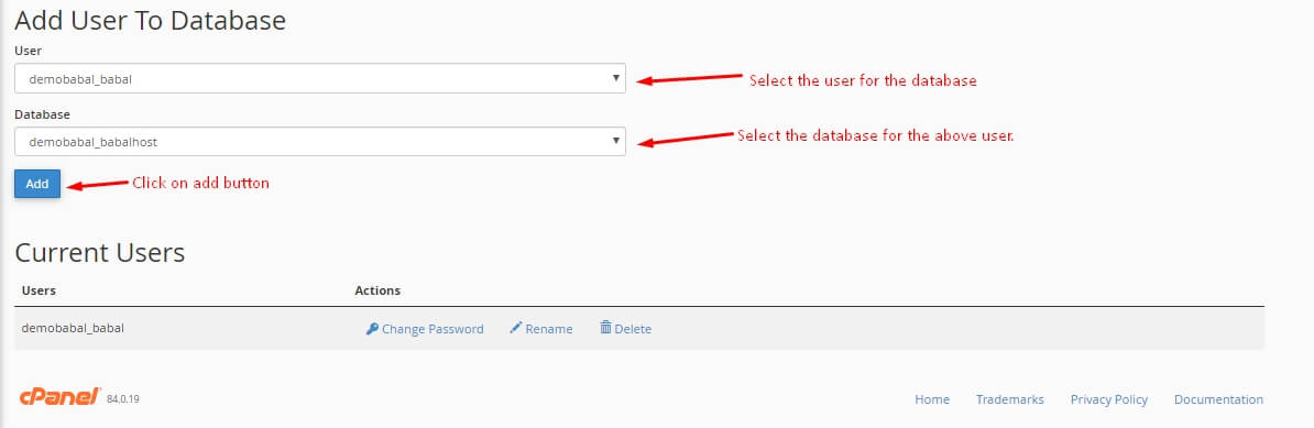 adding user to database